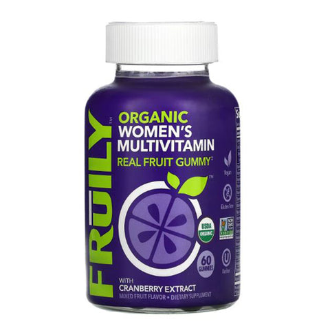 Fruily, Organic Women's Multivitamin Mixed Fruit, 60 Gummies