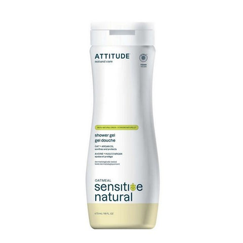 Attitude, Shower Gel Moisturize & Revitalize Argan Oil, 16 Oz