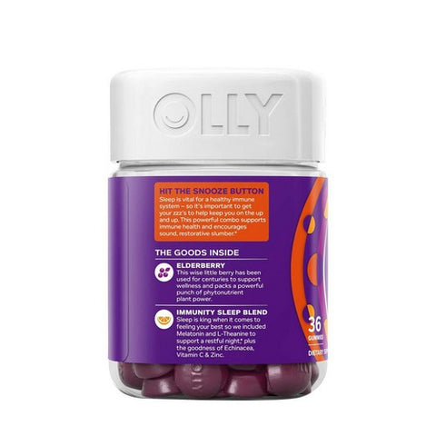Olly, Immunity Sleep, Elderberry 36 Gummies
