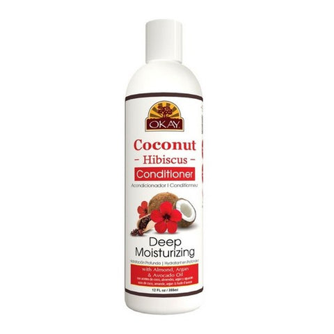 Okay Pure Naturals, Coconut Hibiscus Conditioner, 12 Oz