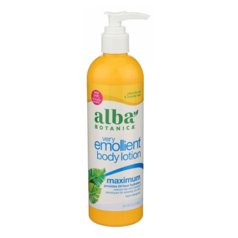 Alba Botanica, Body Lotion Maximum Hydration, 12 Oz
