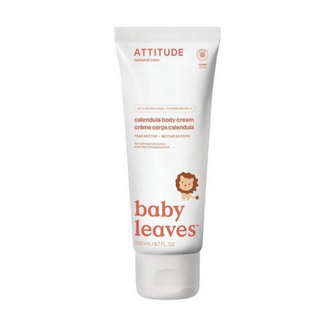 Attitude, Baby Leaves Calendula Cream Pear Nectar, 6.7 Oz