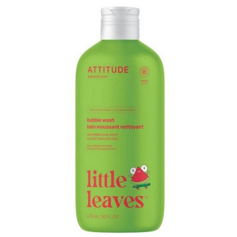 Attitude, Little Leaves Bubble Bath Watermelon & Coco, 16 Oz