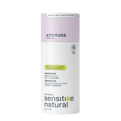 Attitude, Baking Soda-Free Deodorant Chamomile, 3 Oz