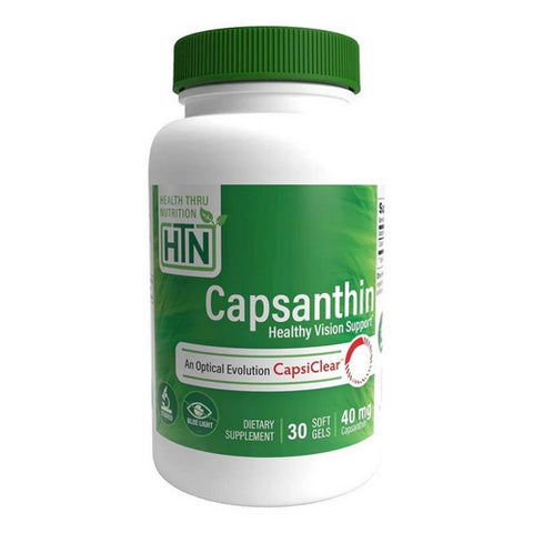 Health Thru Nutrition, Capsanthin Healthy Vision Support with CapsiClear, 40 mg, 30 Softgels