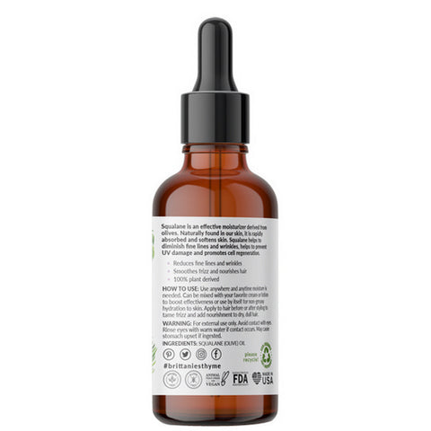 Brittaine's Thyme, Squalane Skin Oil, 2 Oz (Case of 3)