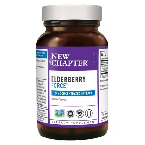 New Chapter, Elderberry Force, 60 Veg Caps