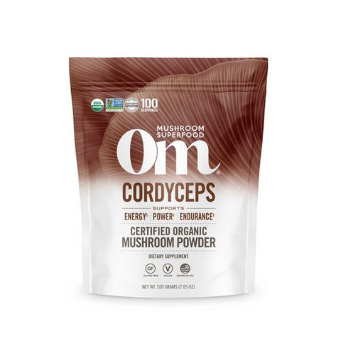 Om Mushrooms, Cordyceps Certified Organic Mushroom Powder, 7.05 Oz