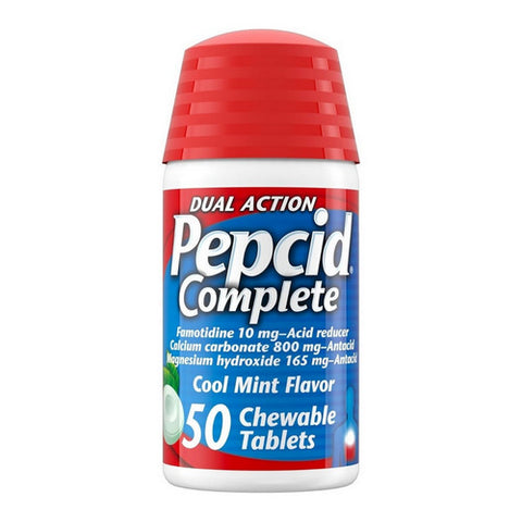 Neutrogena, Pepcid Complete Chewable Tablets Mint Flavor, 50 Tabs