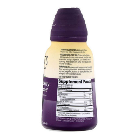 Neutrogena, Zarbee's Naturals Black Elderberry Immune Support Syrup, 8 Oz