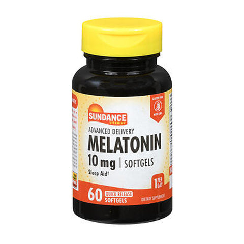 Sundance, Vitamins Advanced Delivery Melatonin Quick Release, 10 Mg, 60 Softgels