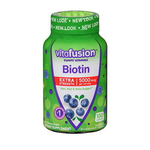 Vitafusion, Natural Biotin Extra Strength, 5000 mcg, 100 Gummies