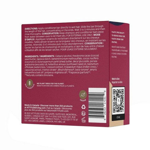 Attitude, Leaves Bar Nourishing Conditioner Sandalwood, 4 Oz