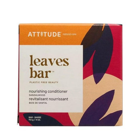 Attitude, Leaves Bar Nourishing Conditioner Sandalwood, 4 Oz