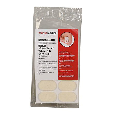 McKesson, MooreBrand Pedi-Pads Corn Pad Size 101-A, Pack Of 10