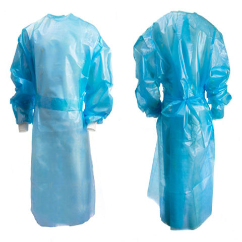 McKesson, Chemotherapy Procedure Gown McKesson 2X-Large Blue NonSterile AAMI Level 2 / ASTM D6978 Disposable, Count of 10