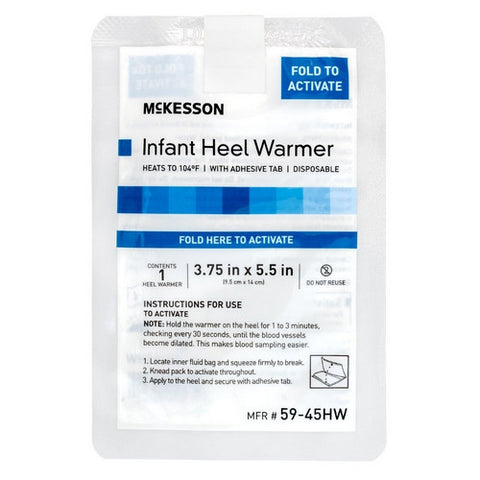McKesson, McKesson Infant Heel Warmer 3¾ x 5½ Inch, Box Of 25
