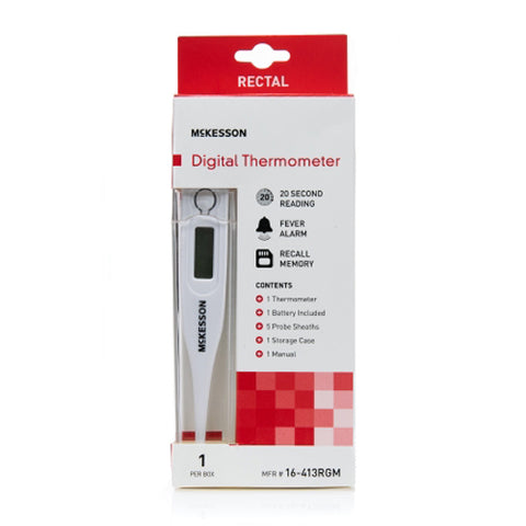 McKesson, Digital Thermometer, Box Of 12