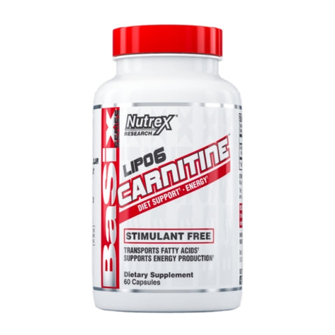 Nutrex Research, LIPO-6 Carnitine, 60 Capsules