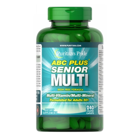 Puritan's Pride, ABC Plus Senior Multivitamin Multi-Mineral Formula, 240 Caplets