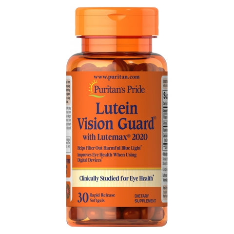Puritan's Pride, Lutein Blue Light Vision Guard with Lutemax & Zinc, 30 Softgels