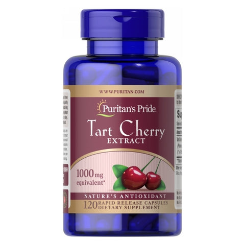 Puritan's Pride, Tart Cherry Extract, 1000 mg, 120 Rapid Release Capsules