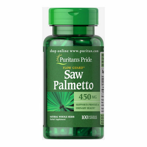 Puritan's Pride, Saw Palmetto, 450 mg, 100 Capsules