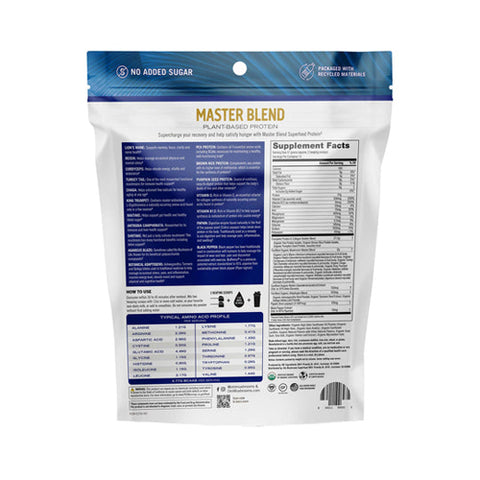 Om Mushrooms, Mushroom Master Blend Vanilla Protein, 18.27 Oz