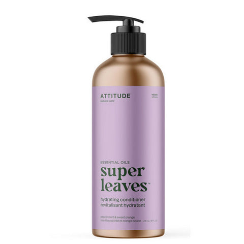 Attitude, Super Leaves Conditioner Hydrating Peppermint & Sweet Orange, 16 Oz