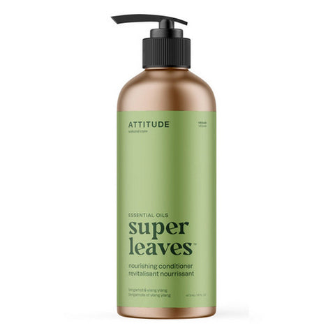 Attitude, Super Leaves Conditioner Nourishing Bergamot & Ylang Ylang, 16 Oz