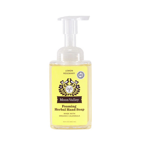 Moon Valley Organics, Foaming Herbal Hand Soap Lemon Rosemary, 8.8 Oz