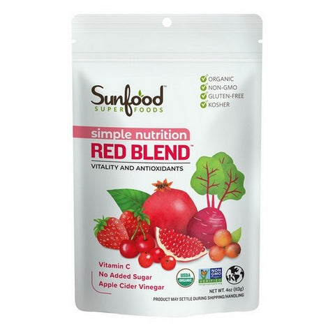 Sunfood Superfoods, Simple Nutrition Red Blend, 4 Oz