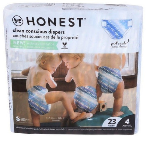 The Honest Company, Diapers Tie Dye For Size 4, 23 Each
