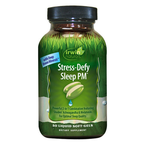 Irwin Naturals, Stress Defy Optimal Sleep, 50 Softgels