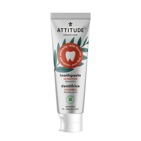 Attitude, Toothpaste With Fluoride Sensitive, 120 Grams