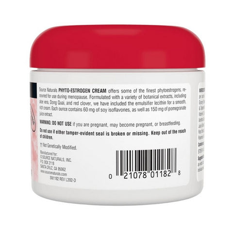 Source Naturals, Phyto-Estrogen, Cream 4 Oz