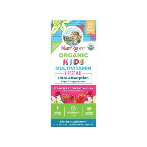 MaryRuth's, Kids Multivitamin Liposomal Pouches, 14 Count