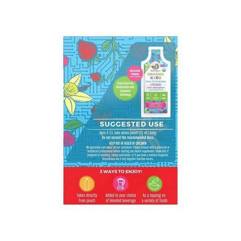 MaryRuth's, Kids Multivitamin Liposomal Pouches, 14 Count