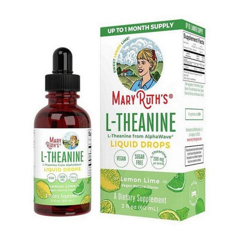 MaryRuth's, L-theanine Liquid Drops, 2 Oz