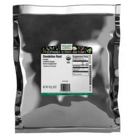 Frontier Coop, Organic Dandelion Root Powder, 1 Lb