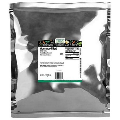 Frontier Coop, Wormwood Herb Cut & Sifted, 1 Lb
