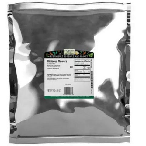 Frontier Coop, Hibiscus Flowers Cut & Sifted, 1 Lb