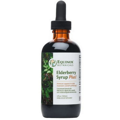 Equinox Botanicals, Organic Elderberry Syrup With Propolis, 4 Oz