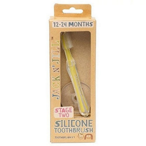 Jack N' Jill, Kids Silicone Toothbrush Stage 2 (12 To 24 months) Toothbrush, 1 Count