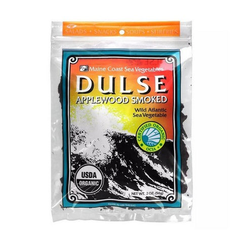Maine Cost Sea Vegetables, Applewood Smoked Dulse Leaf, 2 Oz