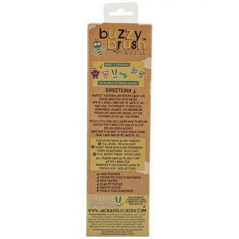 Jack N' Jill, Buzzy Brush Musical Electric Toothbrush, 1 Count
