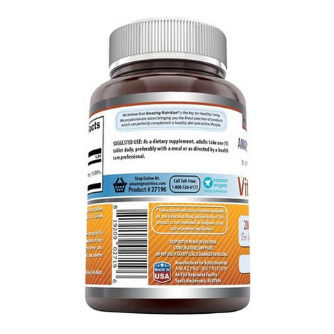 Amazing Nutrition, Amazing Formulas Vitamin B6, 200 mg, 100 Tabs