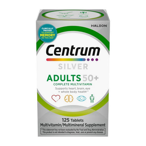 Silver Adult 50+ 125 Tablets by Centrum