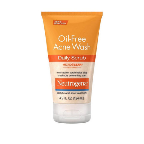 Neutrogena, Oil Free Acne Wash Daily Scrub, 4.2 Oz