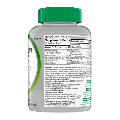 Silver Adults 50 Plus 220 Tabs by Centrum